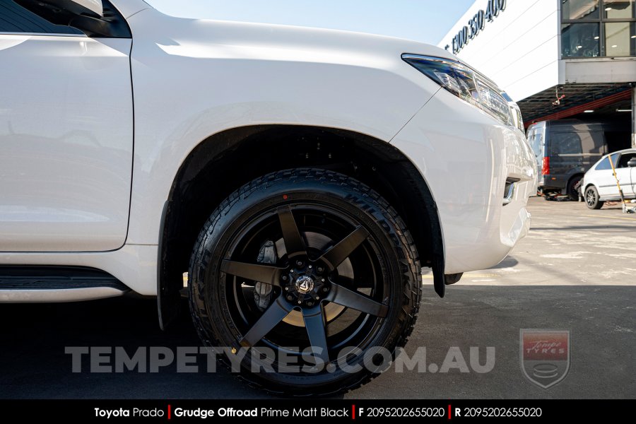 20x9.5 Grudge Offroad PRIME on Toyota Prado