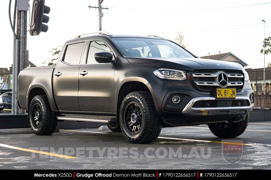 17x9.0 Grudge Offroad DEMON on Mercedes X-Class