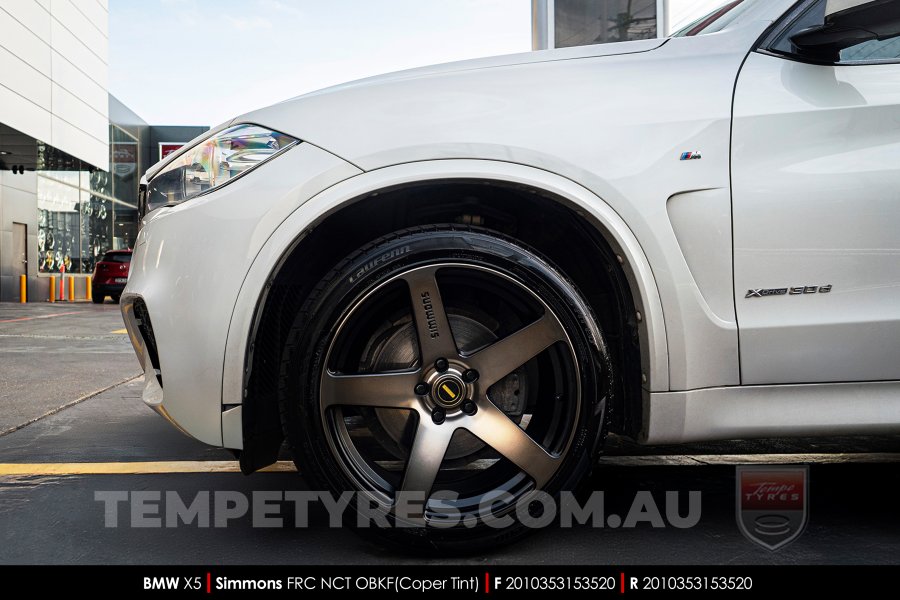 20x8.5 20x10 Simmons FR-C Copper Tint NCT on BMW X5