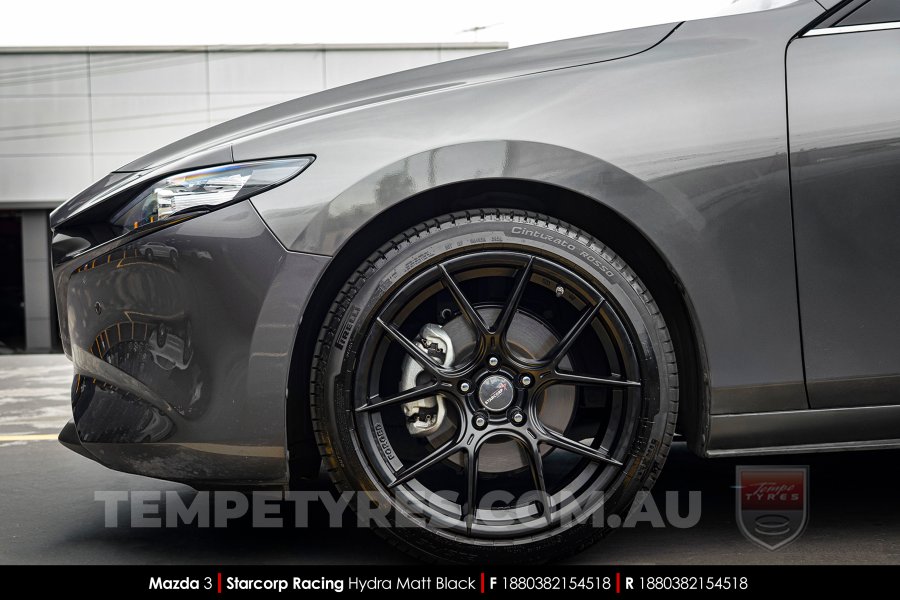 18x8.0 Starcorp Racing HYDRA on Mazda 3