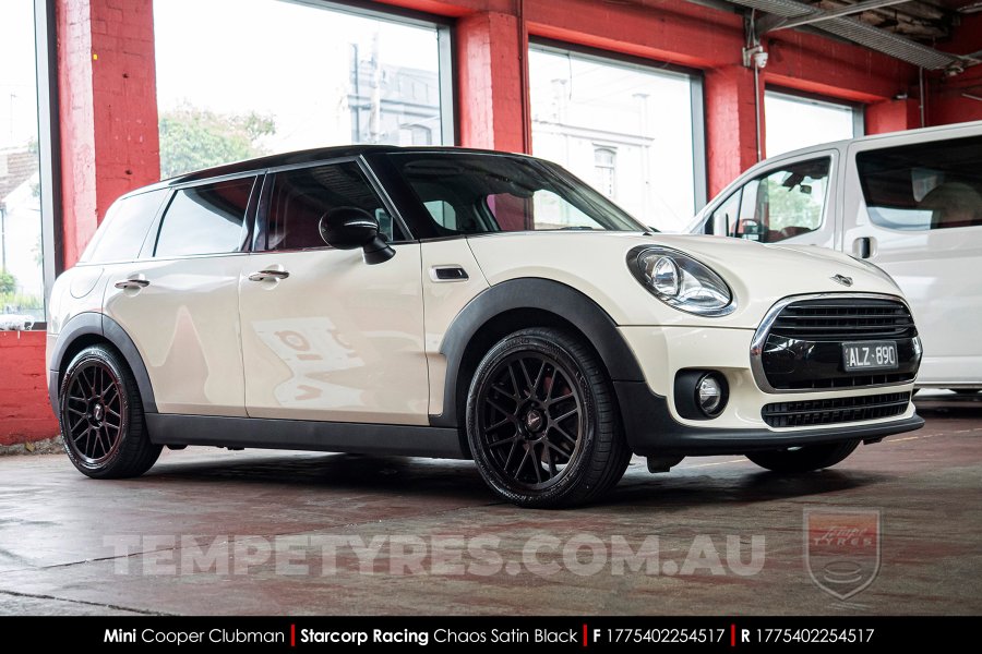 17x7.5 Starcorp Racing L2018 CHAOS on Mini Cooper Clubman