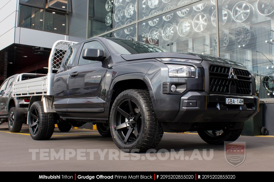 20x9.5 Grudge Offroad PRIME on Mitsubishi Triton