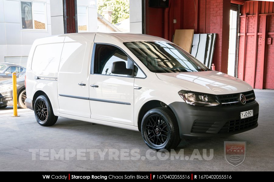 16x7.0 Starcorp Racing L2018 CHAOS on VW Caddy