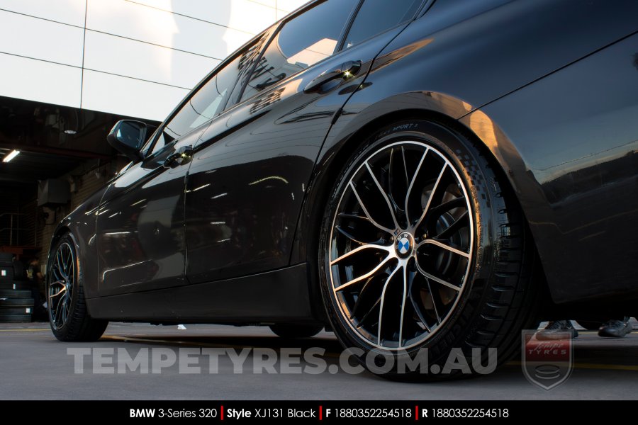 18x8.0 Style XJ131 MB on BMW 3 Series