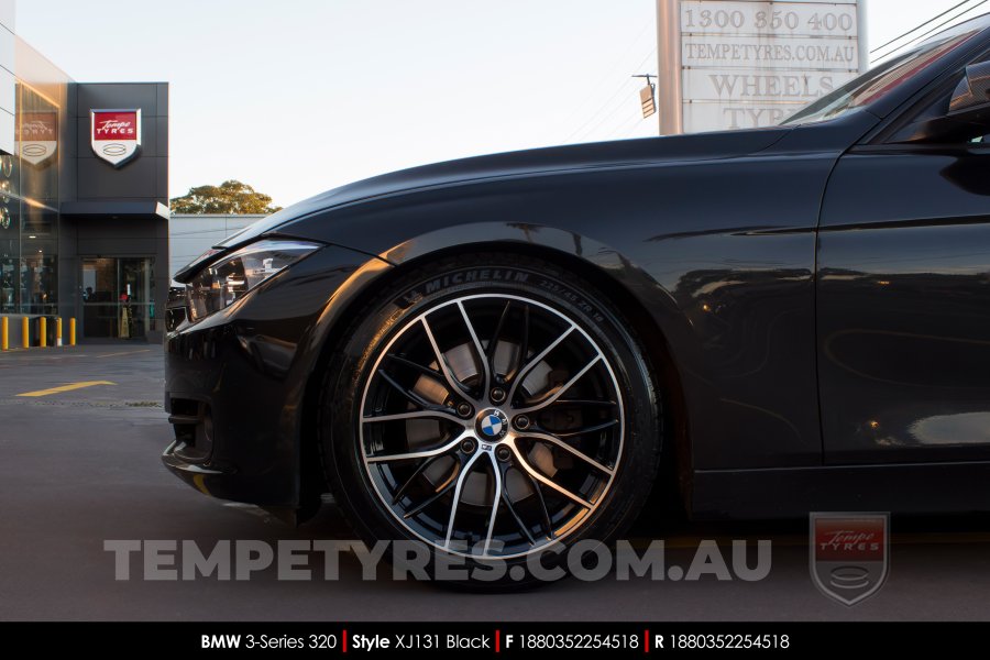 18x8.0 Style XJ131 MB on BMW 3 Series