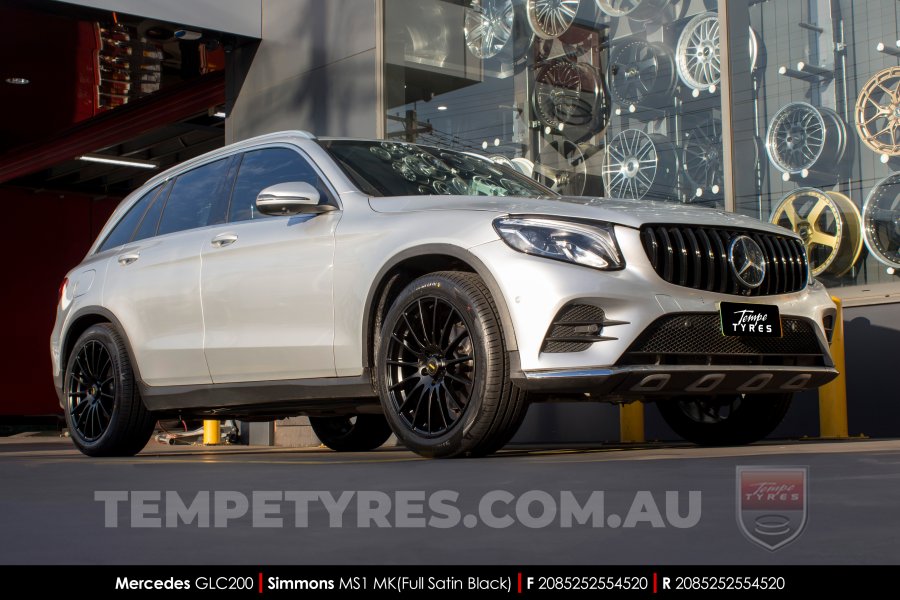 20x8.5 20x10 Simmons MS1 MK on Mercedes GLC-Class