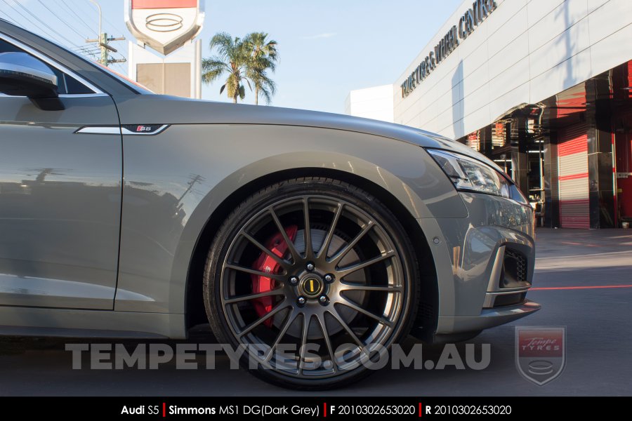 20x8.5 20x10 Simmons MS1 DG on Audi S5