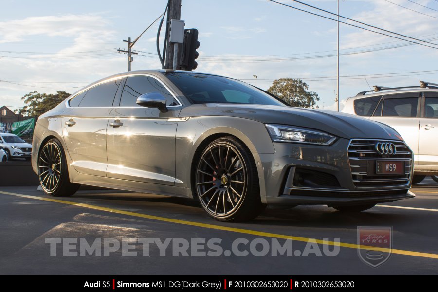 20x8.5 20x10 Simmons MS1 DG on Audi S5