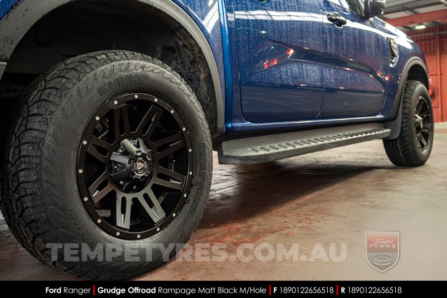 18x9.0 Grudge Offroad RAMPAGE on Ford Ranger
