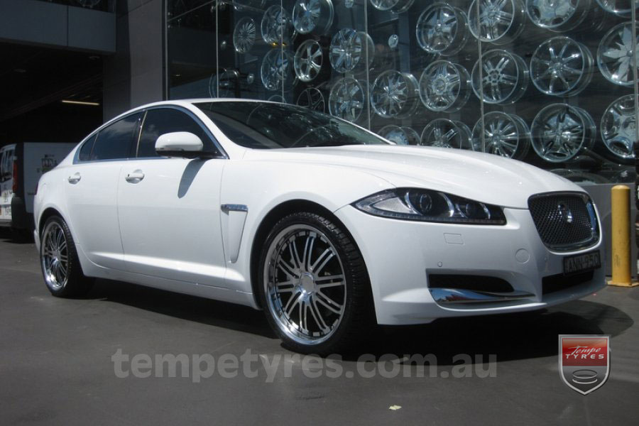 20x8.5 Lenso Symphony - BKI on JAGUAR XF