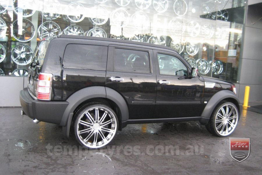 24x10 Lenso Symphony - BKI on DODGE NITRO