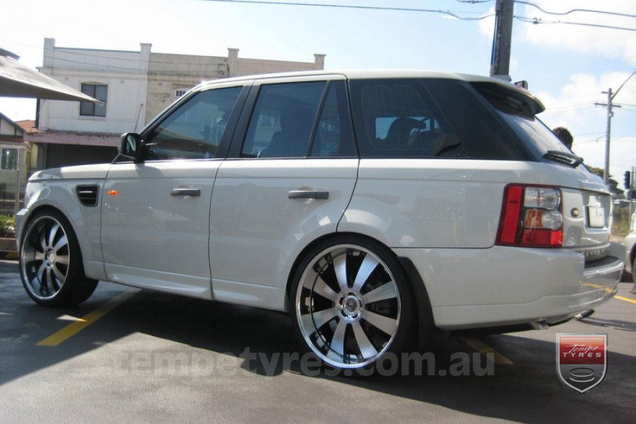 24x10 Lenso Concerto - BKI on RANGE ROVER SPORT