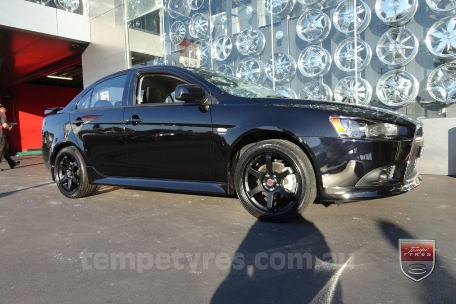 17x7.5 Giovinco TE37 on MITSUBISHI LANCER