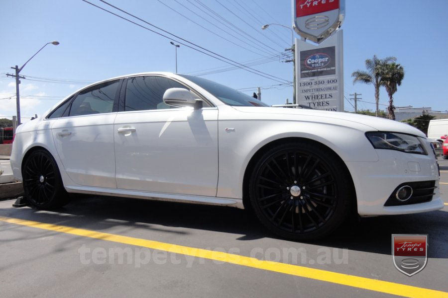 20x8.5 Lenso Como Black on AUDI A4