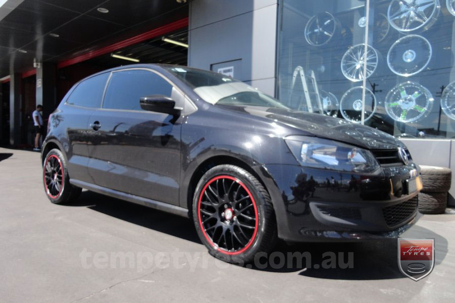 17x7.0 Lenso Type-M - MBRG on VW POLO