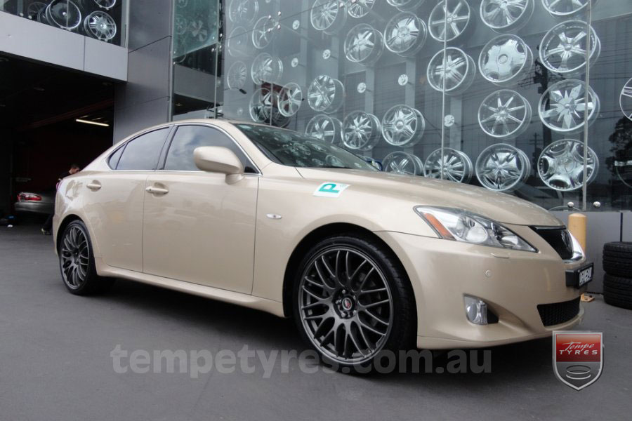 19x8.5 Lenso Type-M DG on LEXUS IS