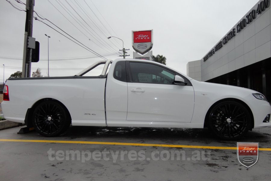 20x8.5 Lenso Como Black on FORD FALCON