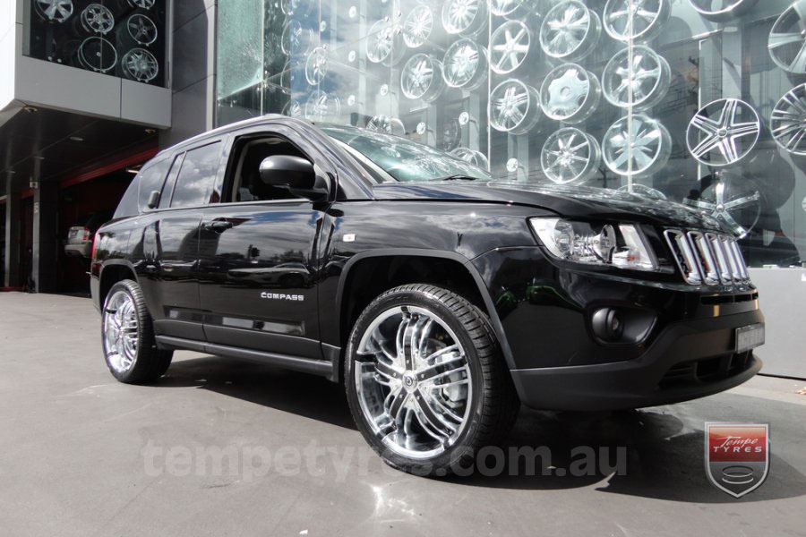 20x8.0 Giovinco Fortune16 on JEEP COMPASS