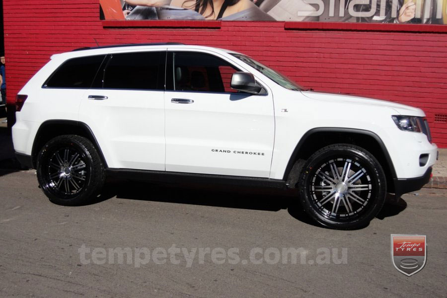 22x9.5 Lenso Symphony - BKI on JEEP GRAND CHEROKEE