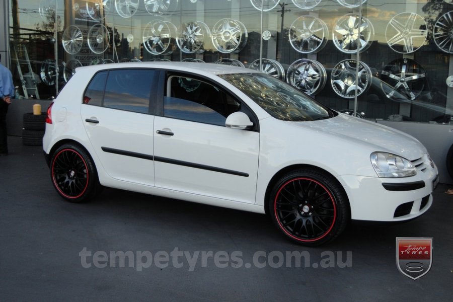 18x8.0 Lenso Type-M MBRG on VW GOLF