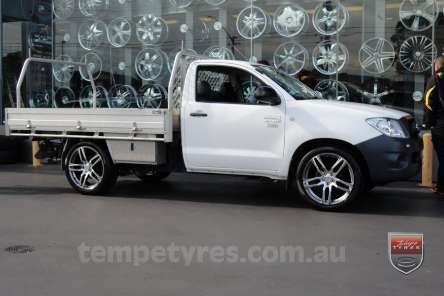 20x8.5 20x9.5 Lenso Conquista 4 CQ4 on TOYOTA HILUX