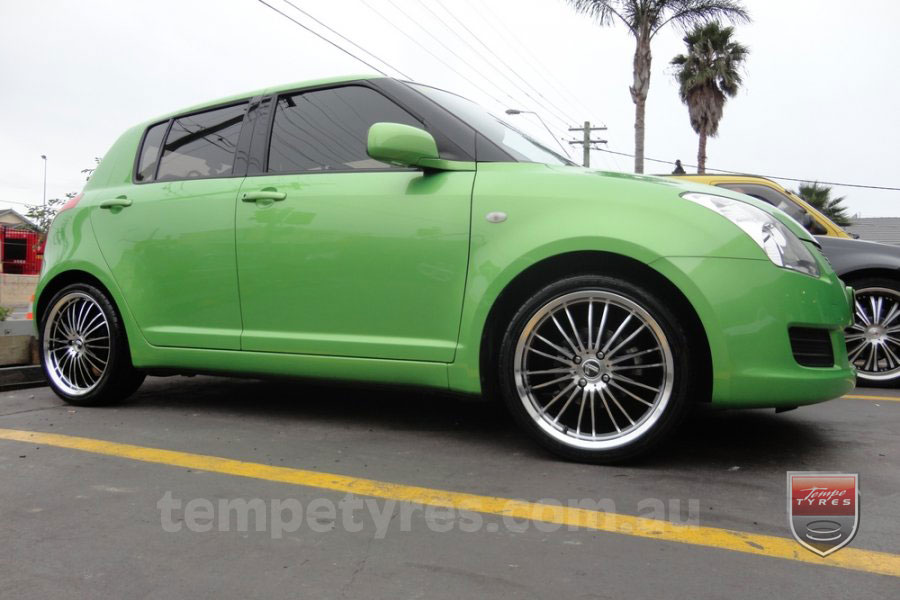 17x7.0 Lenso OP3 on SUZUKI SWIFT