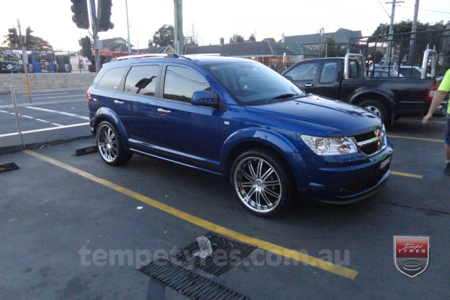 22x9.5 Lenso Symphony - BKI on DODGE JOURNEY