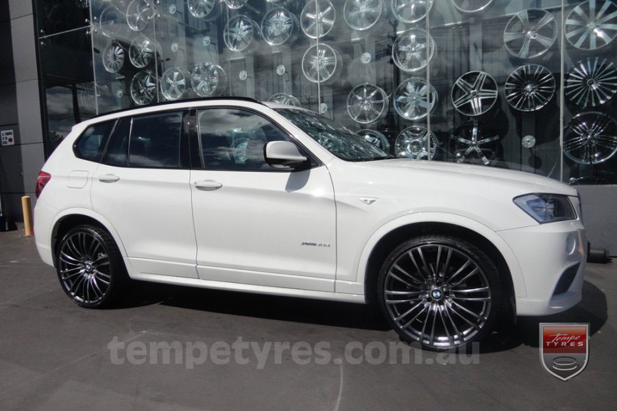 20x8.5 Lenso Como Shadow on BMW X3 