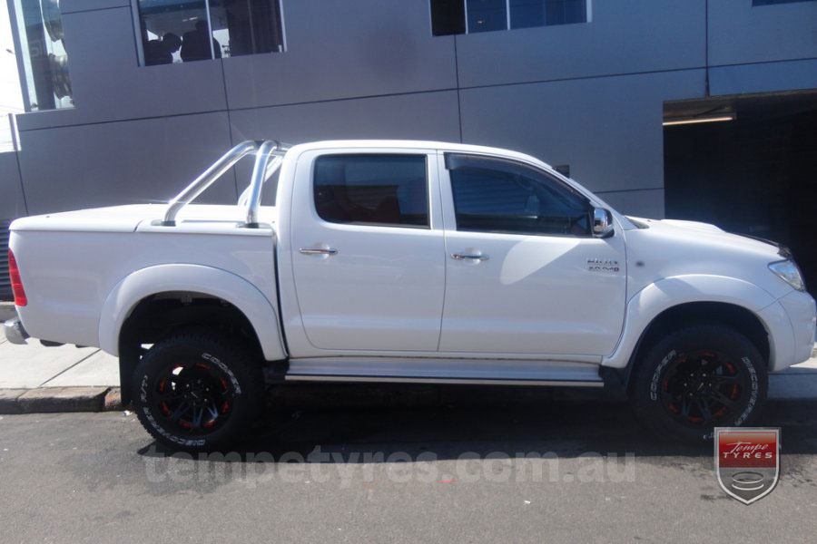 17x9.0 Ballistic Jester on TOYOTA HILUX SR5
