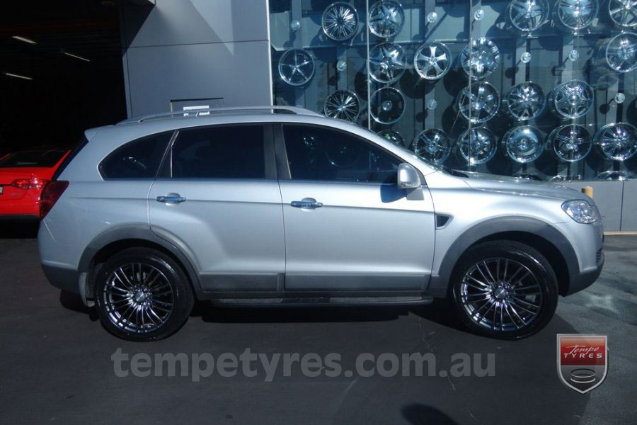 20x8.5 Lenso Como Shadow on HOLDEN CAPTIVA