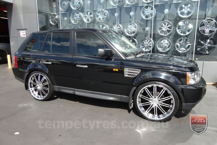 24x10 Lenso Symphony - BKI on RANGE ROVER SPORT