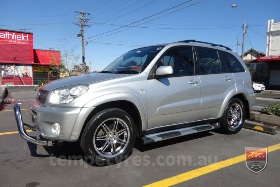 17x7.0 Lenso GF7 Shadow on TOYOTA RAV4