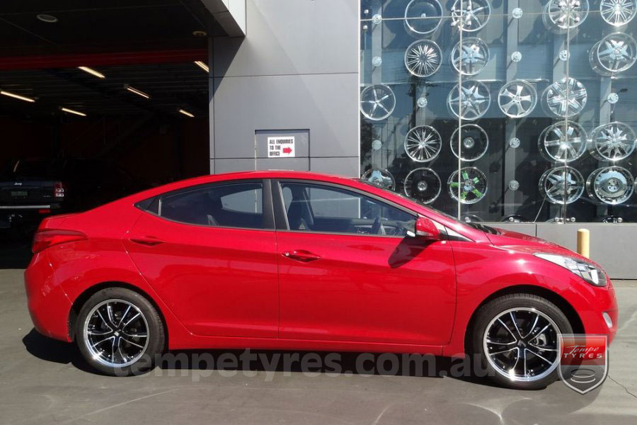 17x7.5 Lenso Eurostyle 7 ES7 on HYUNDAI ELANTRA