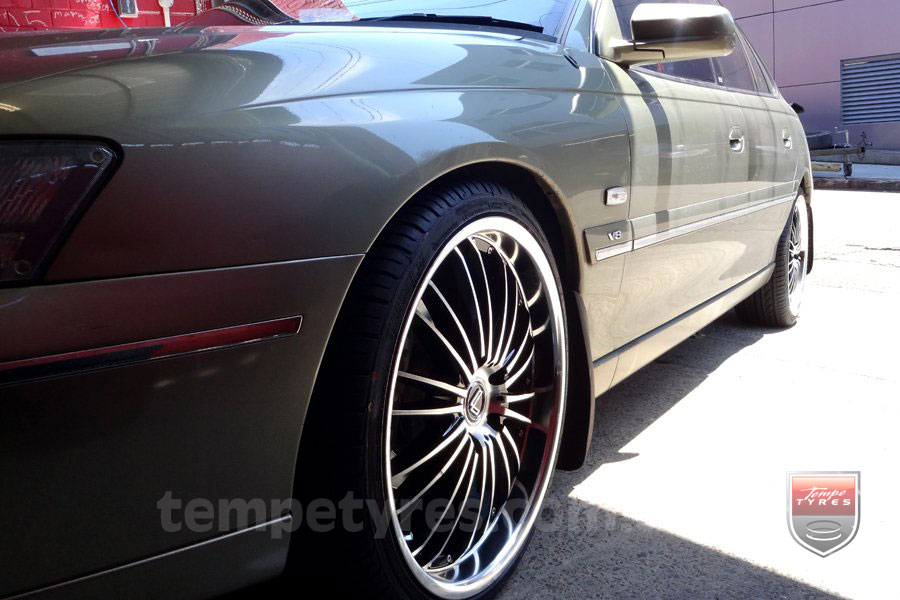 20x8.5 Lenso OP3 on HOLDEN COMMODORE