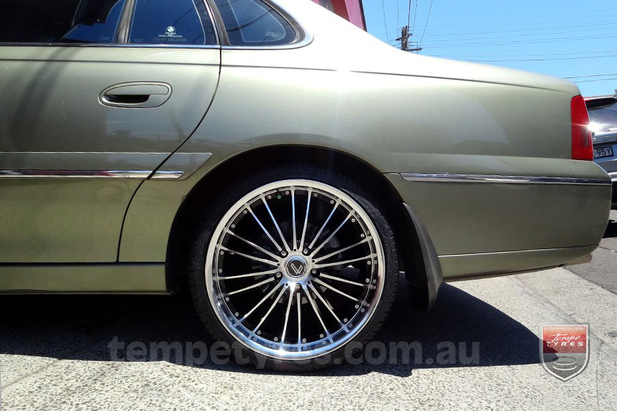 20x8.5 Lenso OP3 on HOLDEN COMMODORE