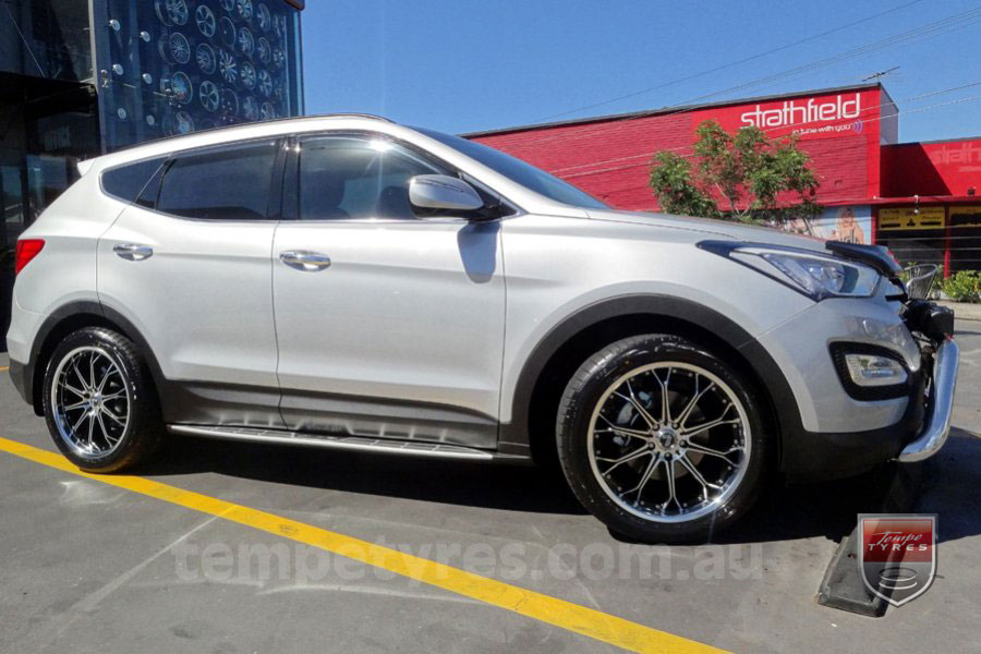 20x8.5 Lenso OP4 on HYUNDAI SANTA FE