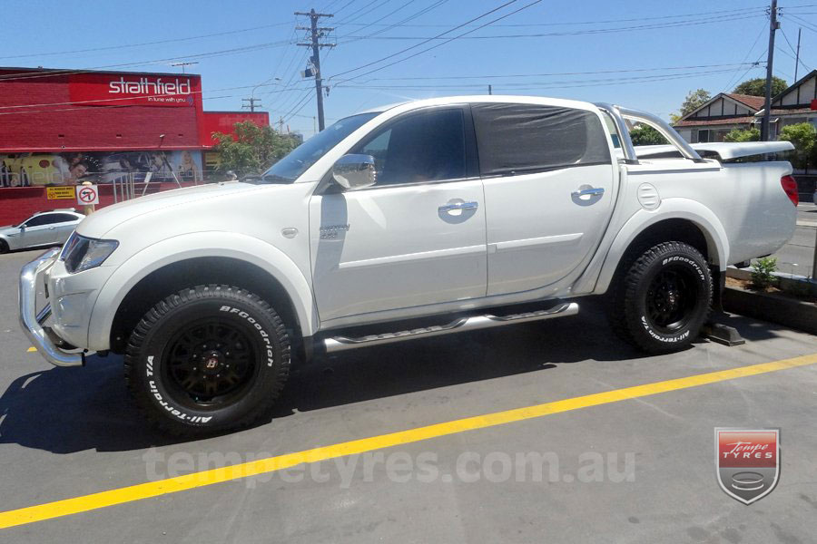 17x9.0 Ballistic Scythe on MITSUBISHI TRITON