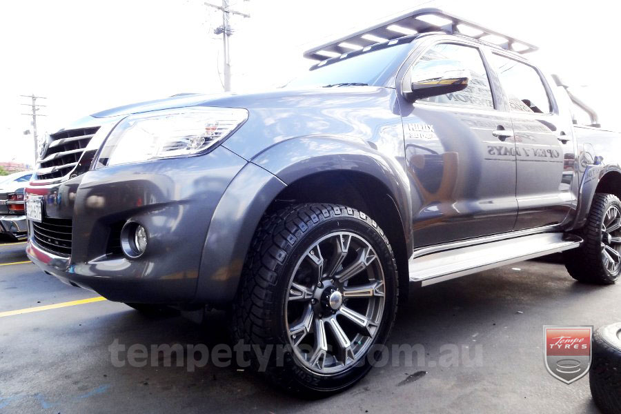 20x9.0 Lenso Intimidator 6 DFS IM6 on TOYOTA HILUX