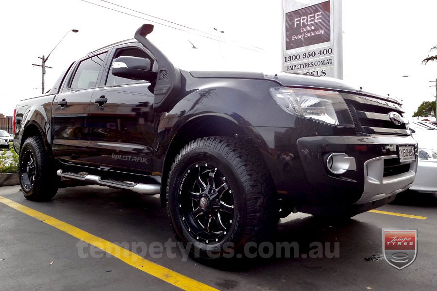 18x9.0 Ballistic Anvil Millworks on FORD RANGER