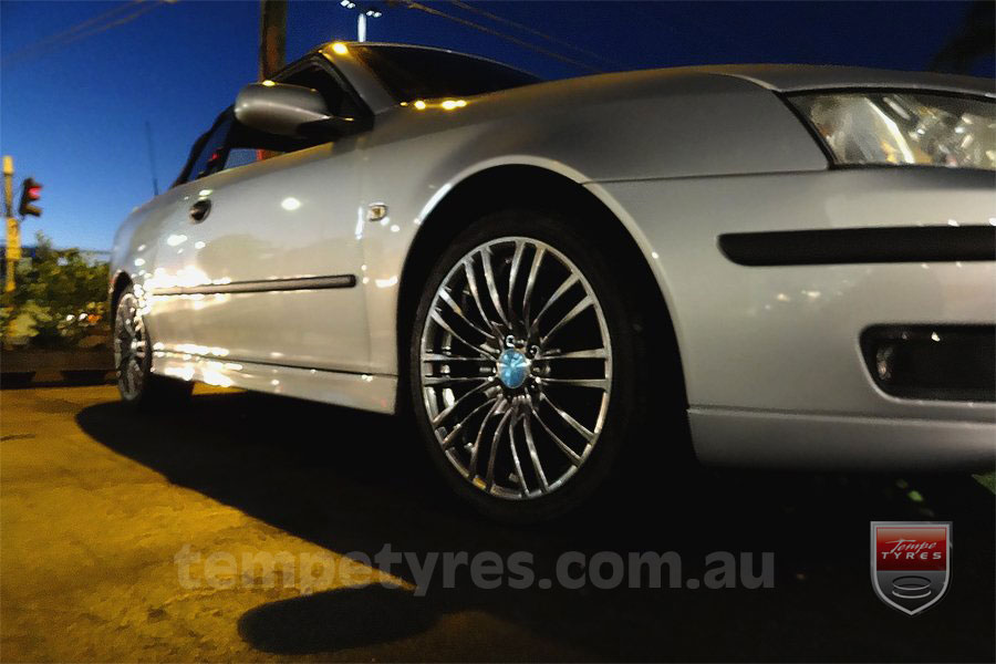 18x8.0 Lenso Como - HB on SAAB 9-3