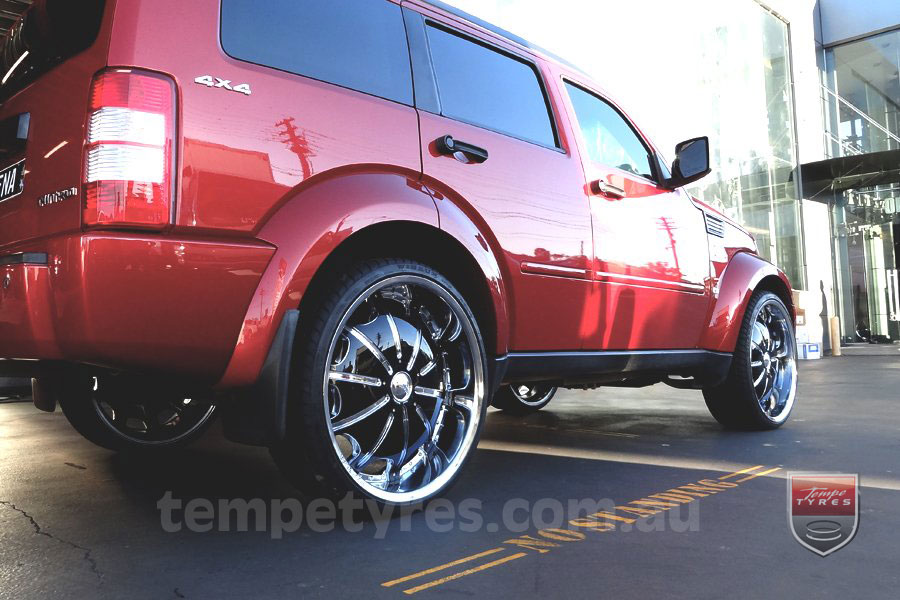 24x9.5 Rockstarr Dynasty on DODGE NITRO