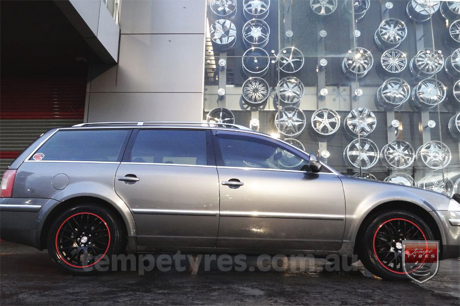 17x7.0 Lenso Type-M - MBRG on VW PASSAT