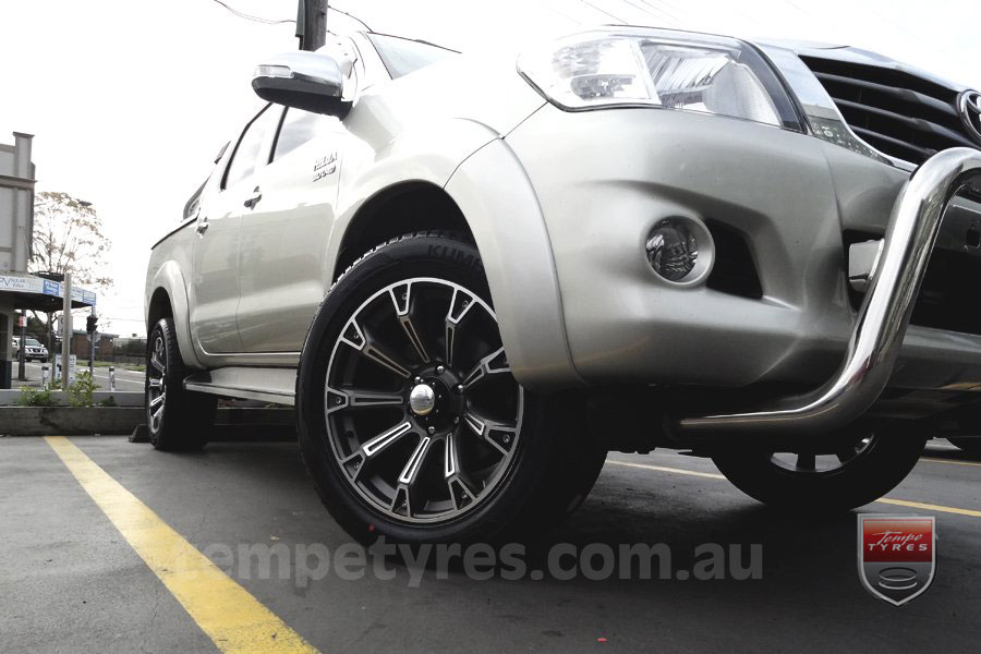 20x9.0 Lenso Intimidator 6 DFS IM6 on TOYOTA HILUX