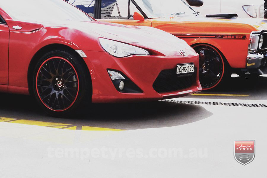 18x8.0 Lenso Type-M MBRG on TOYOTA 86