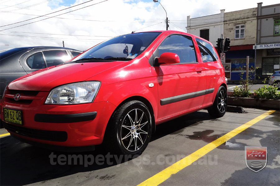 15x6.5 Menzari 0468 on HYUNDAI GETZ