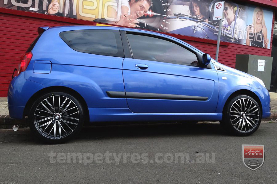 17x7.0 Samurai Dojo on HOLDEN BARINA