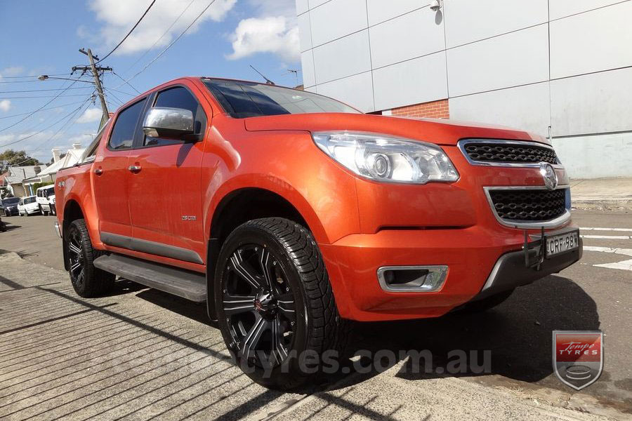 22x9.5 Ballistic Outlaw on HOLDEN COLORADO