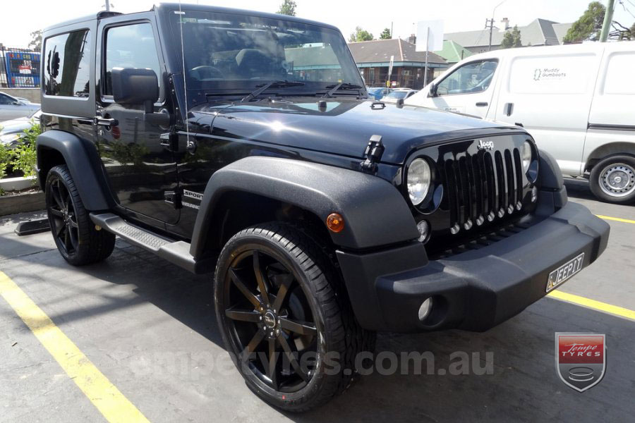 22x8.5 Incubus Zenith - FB on JEEP WRANGLER