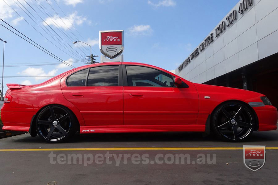 20x9.0 20x10.5 Lenso Conquista 7 MKS CQ7 on FORD FALCON