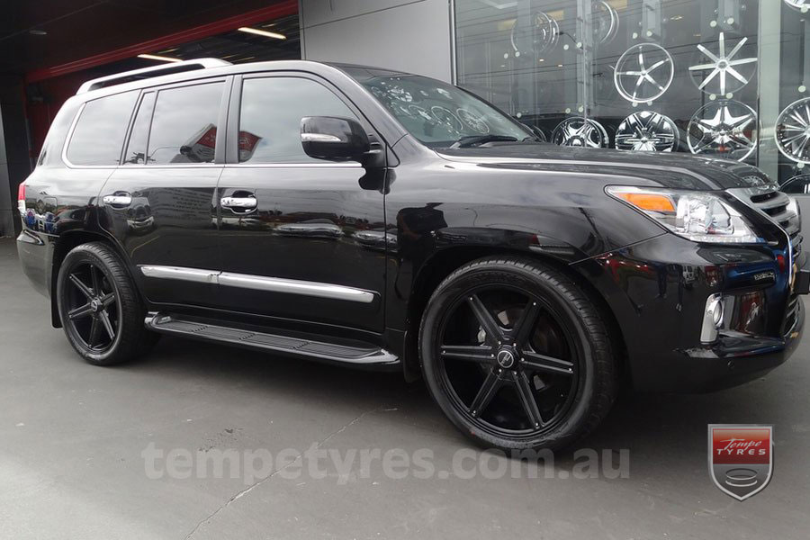 22x9.5 Incubus 842 on LEXUS LX